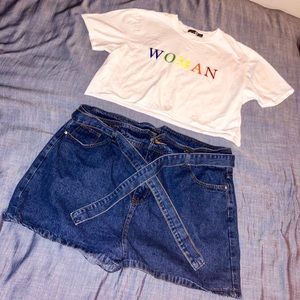 ‼️SOLD‼️ Top and High Waisted Shorts ‼️SOLD‼️